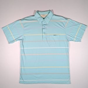 Vintage 80s Palmland Club Casual Button Down Large Pocket Shirt Single Stitch